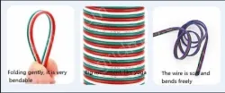 LED light connecting cable 16AWG*6 and (26/0.14TS)