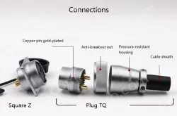 WS28-16 pole male plug TQ