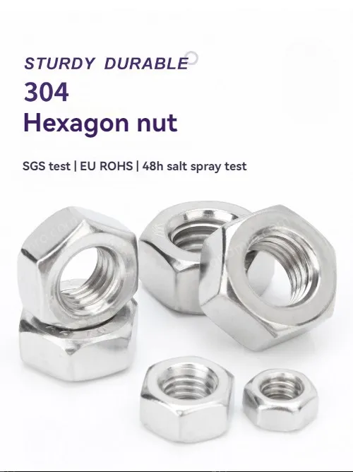 External hexagon nut 201 stainless steel-M24