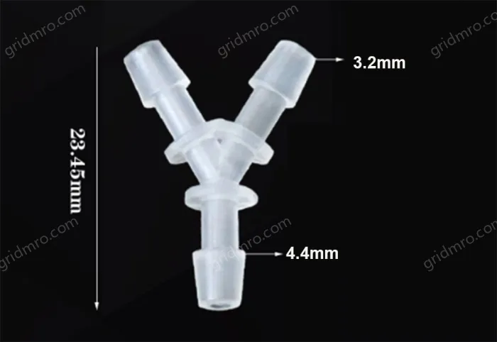 3.2mmY-shaped tee