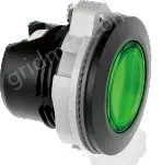 Blue transparent button, plastic black border, can be equipped with lamp holder module