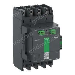 LC1G1854LSEA Contactor, high power, TeSys Giga, advanced version, 4 pole/NO, AC-1 <=440V 305A, 200-500VAC/DC coil