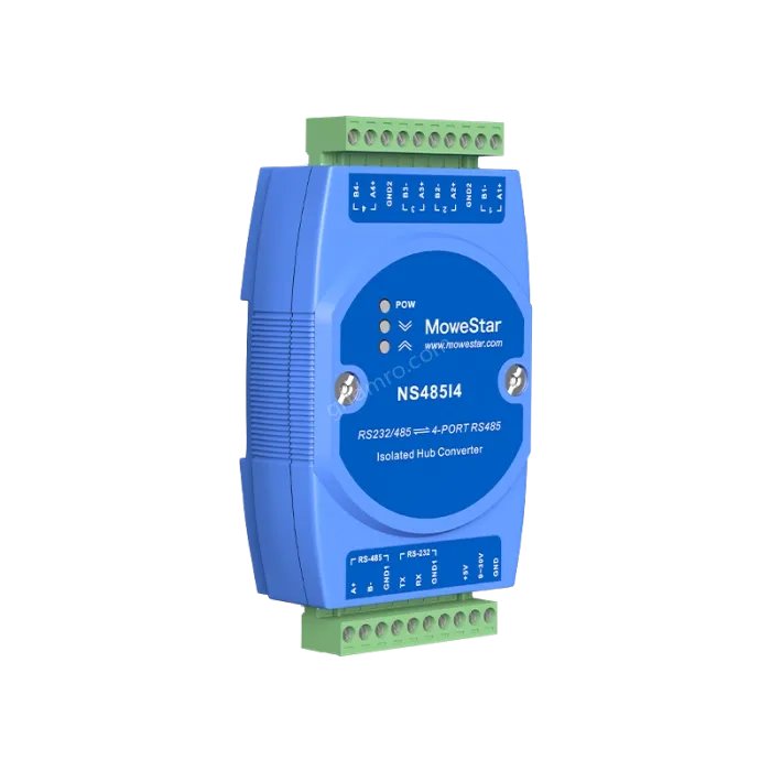 1 Port RS232/485 To 4 Ports RS485 Passive Isolated HUB