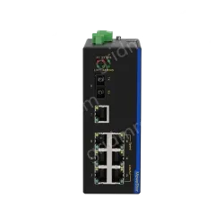 1 Port 100M F(x) + 7 Ports 10/100M T(x) Din-Rail Unmanaged Industrial Ethernet Switch