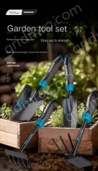 Four-piece planting set (potted three-piece set + watering can)
