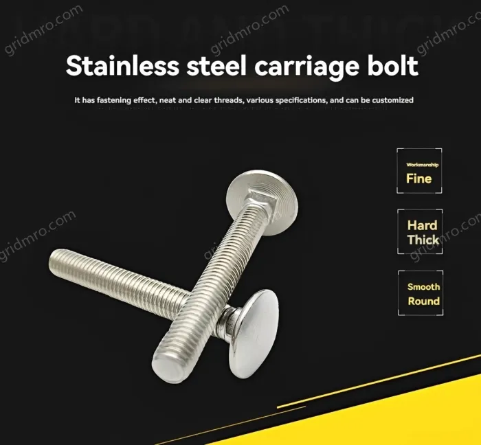 Big head carriage bolt M8*40